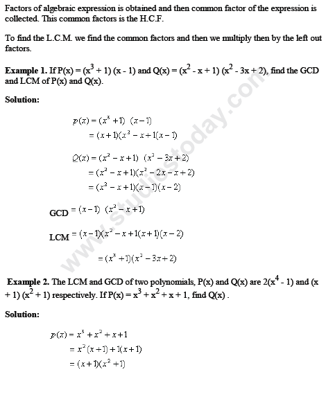 What Is Hcf And Lcm Class 10